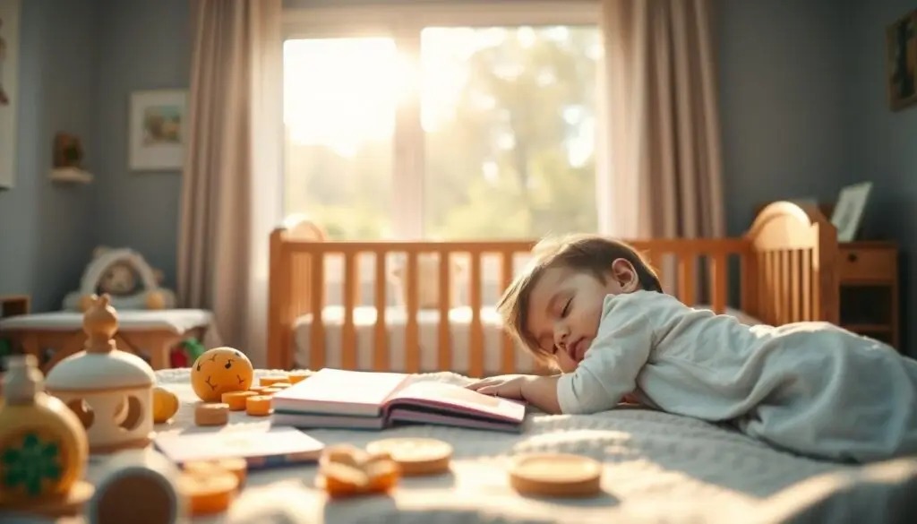 A serene, sun-dappled nursery where a young child rests peacefully. In the foreground, a carefully curated display of developmentally appropriate toys, books, and healthy snacks that foster growth and wellbeing. The middle ground features a warm, wooden crib with soft, organic bedding, while the background showcases a tranquil nature scene through a large window, bathing the room in a golden glow. Thoughtful lighting and a shallow depth of field create an intimate, nurturing atmosphere, highlighting the key factors that influence a child's weight and stature - a harmonious blend of nutrition, environment, and care. A serene, sun-dappled nursery where a young child rests peacefully. In the foreground, a carefully curated display of developmentally appropriate toys, books, and healthy snacks that foster growth and wellbeing. The middle ground features a warm, wooden crib with soft, organic bedding, while the background showcases a tranquil nature scene through a large window, bathing the room in a golden glow. Thoughtful lighting and a shallow depth of field create an intimate, nurturing atmosphere, highlighting the key factors that influence a child's weight and stature - a harmonious blend of nutrition, environment, and care.