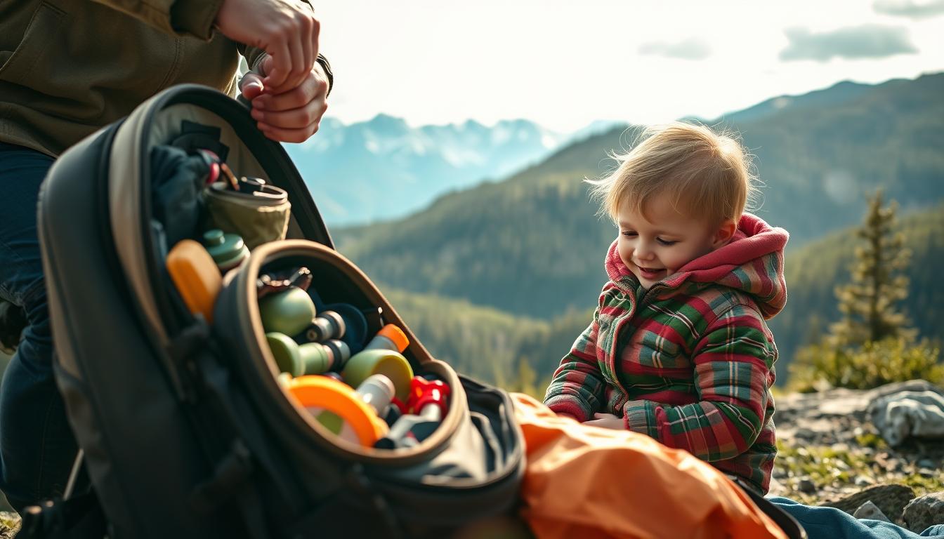 lista rzeczy na wyjazd w góry z dzieckiem