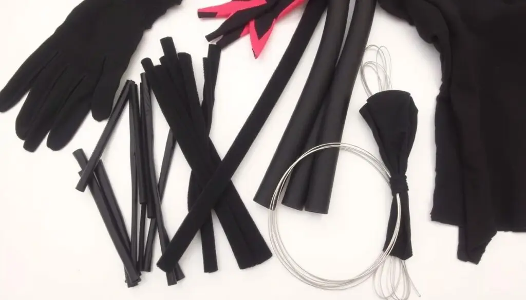 Alternatywne materiały do wykonania stroju pająka