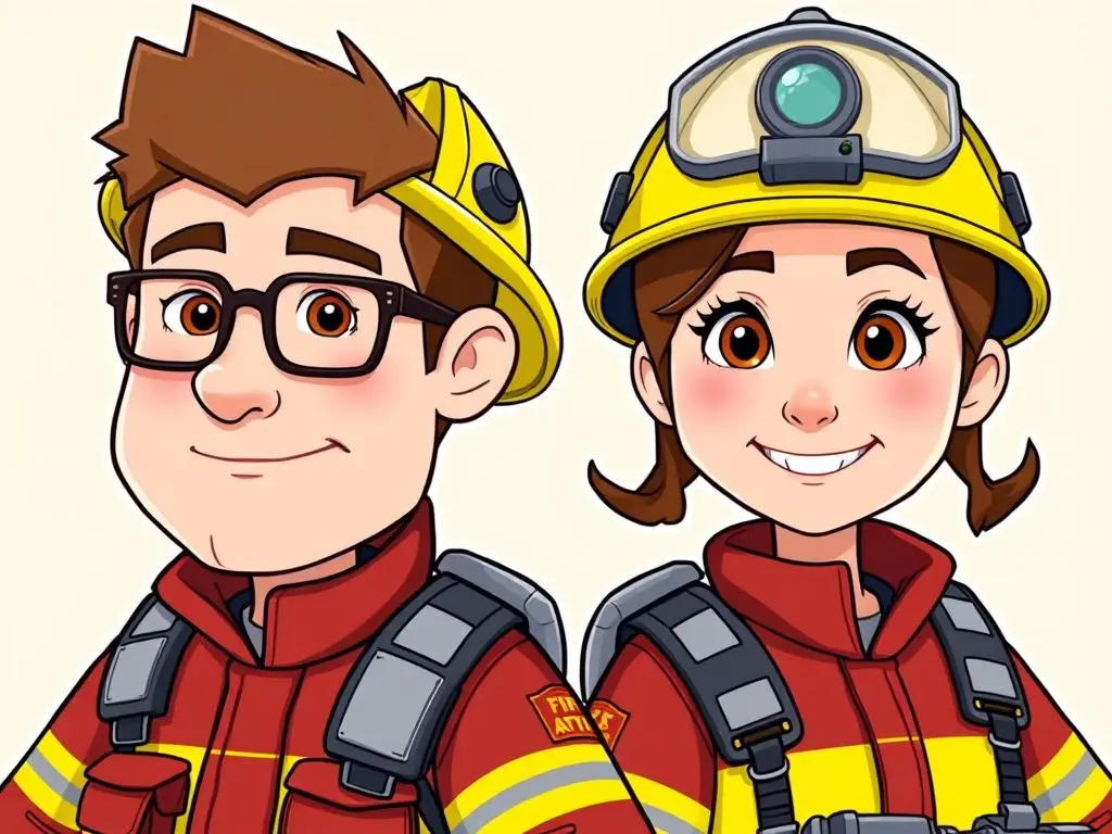 Arnold McKinley i Ellie Phillips - nowi strażacy z Pontypandy