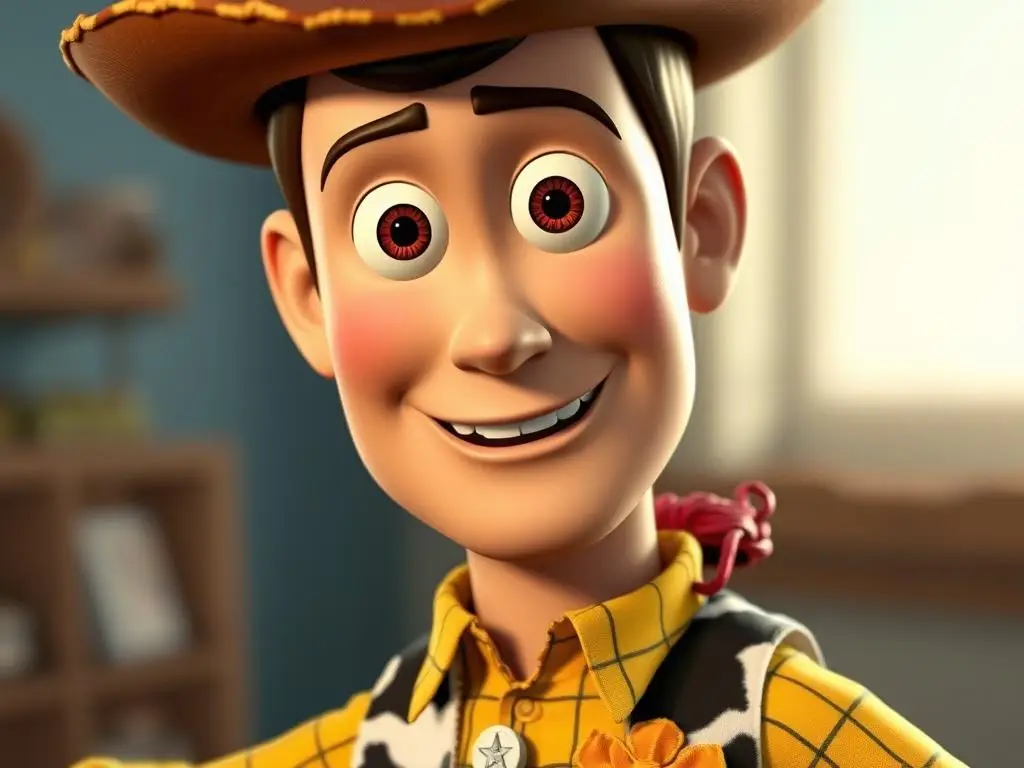 Chudy (Woody) - kowboj z Toy Story w charakterystycznym stroju