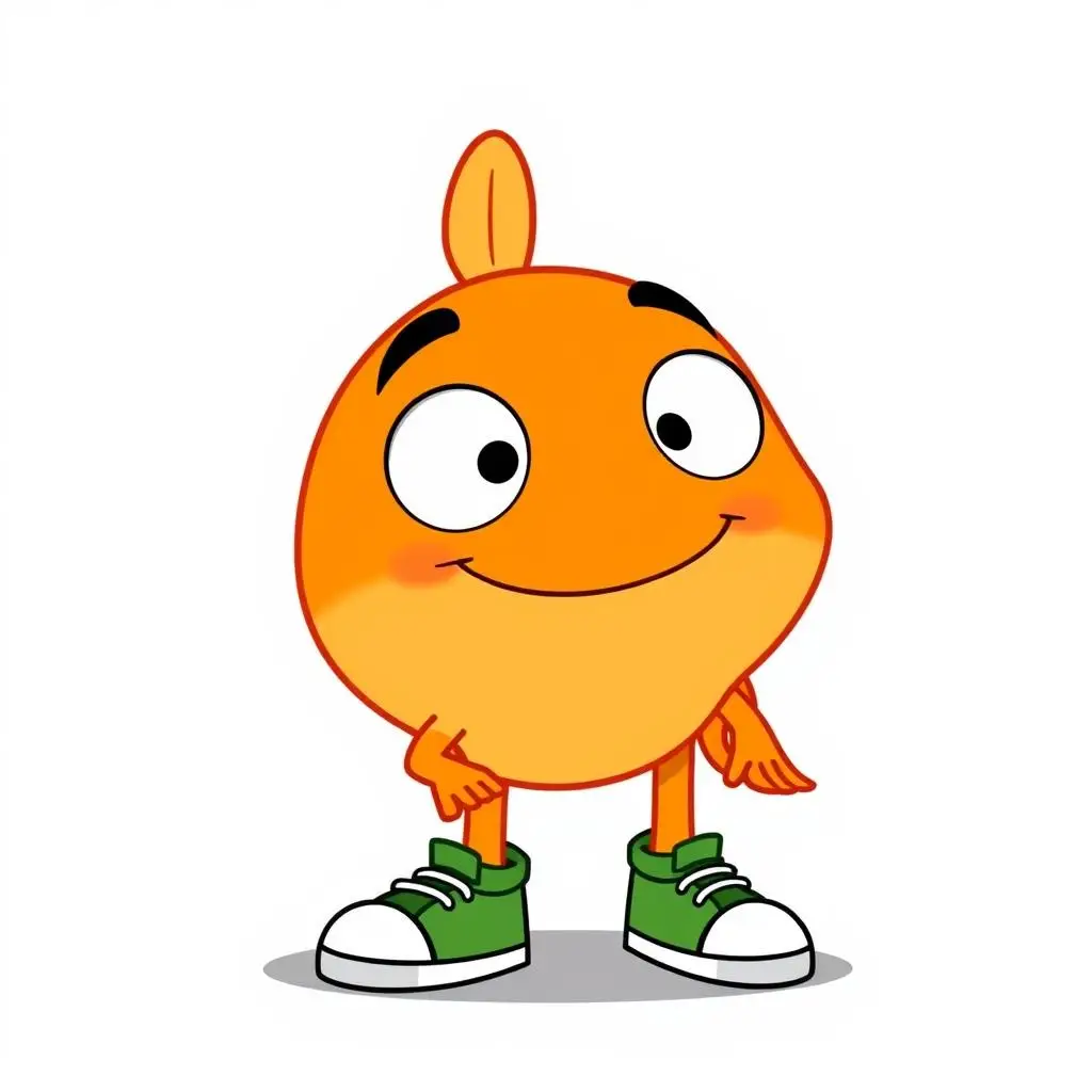 Darwin z Gumballa - złota rybka z nogami