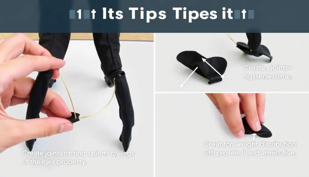 Demonstracja praktycznych trików przy tworzeniu stroju pająka