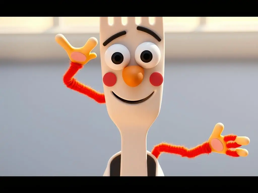 Forky - zabawka z widelca z Toy Story 4