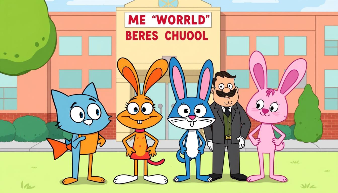 Gumball postać - główni bohaterowie serialu Niesamowity Świat Gumballa