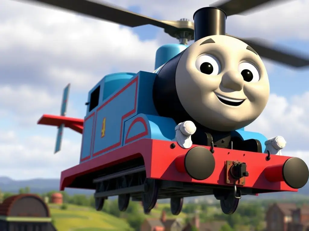 Harold - helikopter z Centrum Ratowniczego z tomek i przyjaciele wszystkie lokomotywy