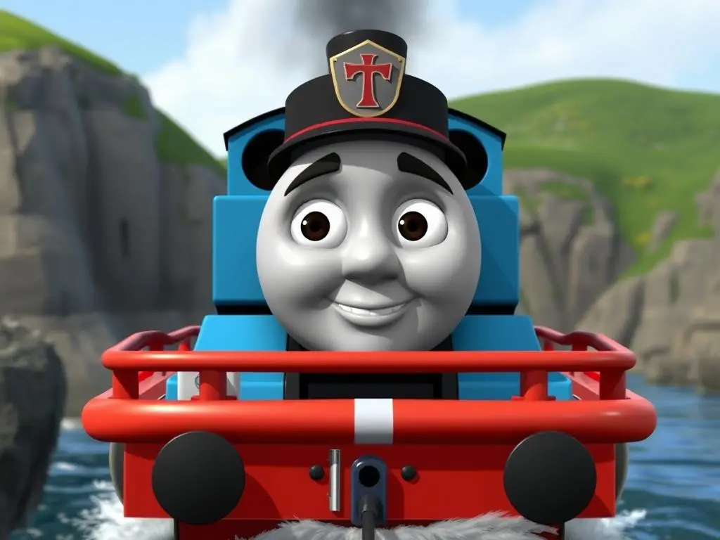 Kapitan - łódź ratunkowa z imiona ciuchci z tomek i przyjaciele