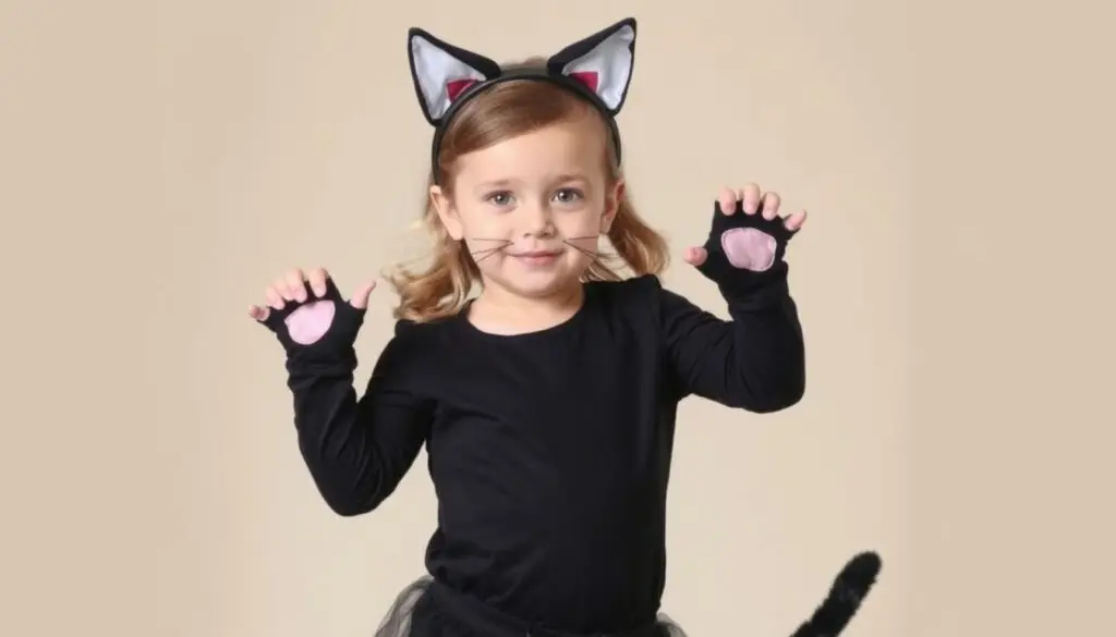 Kompletny strój kota z wszystkimi elementami omówionymi w artykule