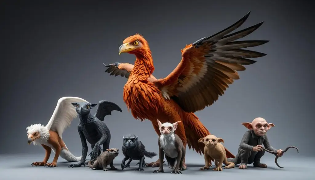 Magiczne stworzenia z Harry'ego Pottera, imiona z Harrego Pottera