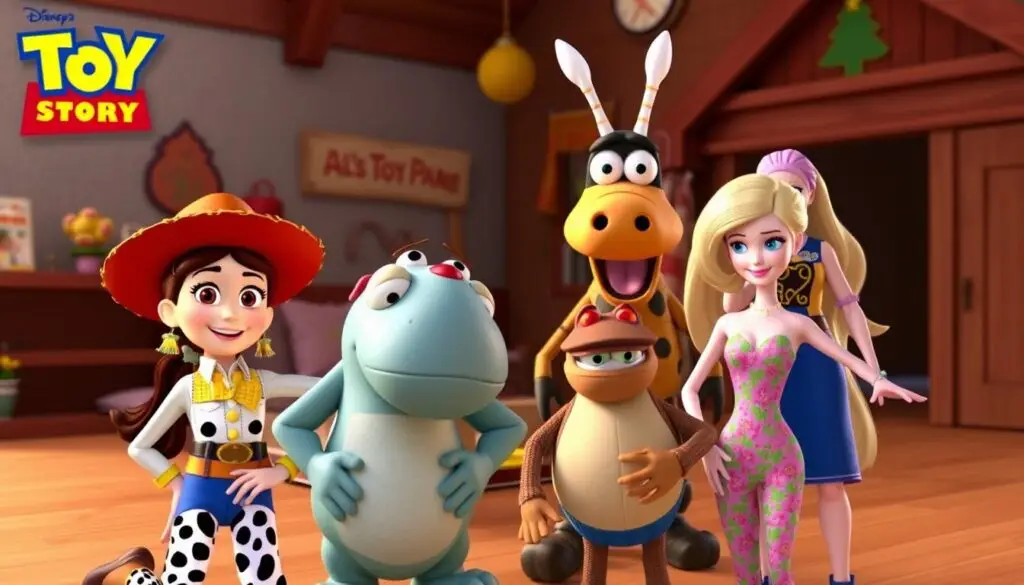 Nowe postacie z Toy Story 2 - Jessie, Byk, Stary Bóbr i inne zabawki