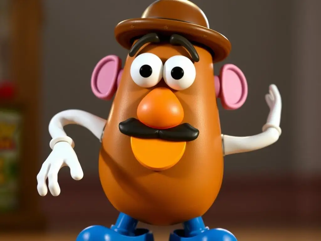 Pan Bulwa (Mr. Potato Head) z Toy Story z charakterystycznymi wymiennymi częściami