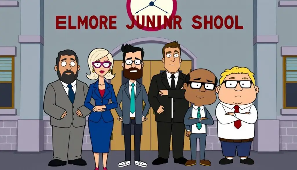 Pracownicy szkoły Elmore Junior High - postacie z gumballa