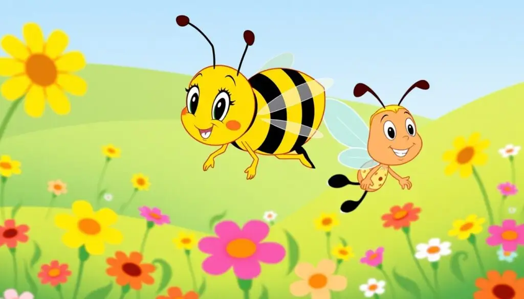 Pszczółka Maja i Gucio w starodawnej bajce