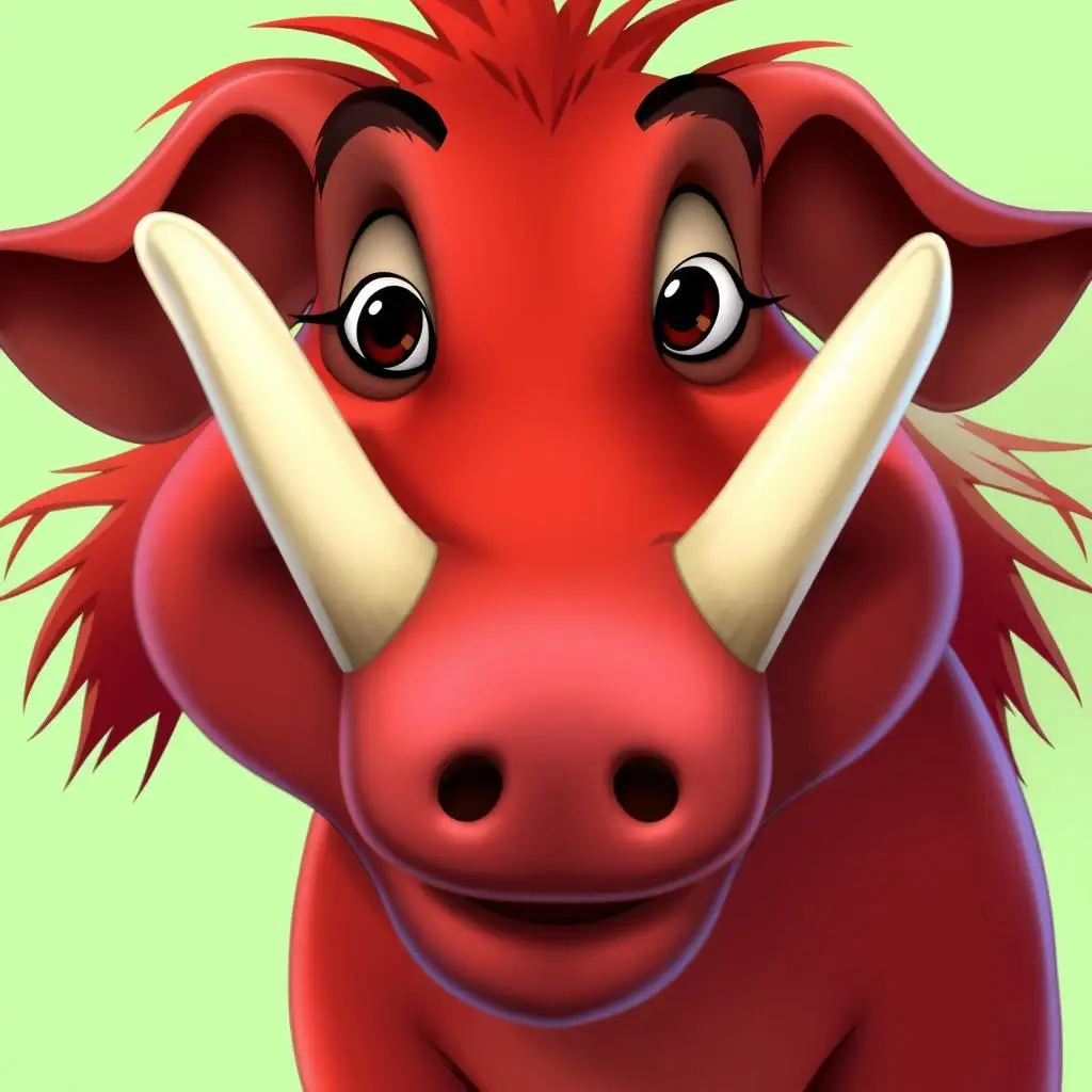 Pumba - guziec z filmu Król Lew