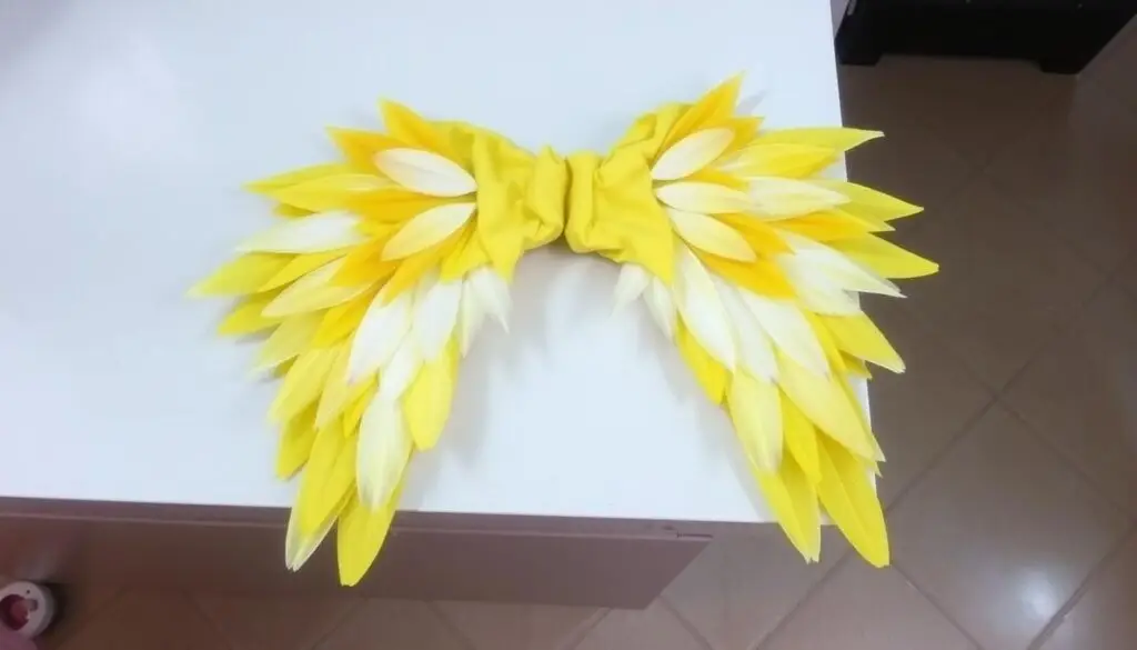 Skrzydła i pióra do stroju kury dla dziecka Skrzydła i pióra do stroju kury dla dziecka