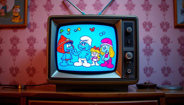 Starodawne bajki na ekranie telewizora z lat 80-tych