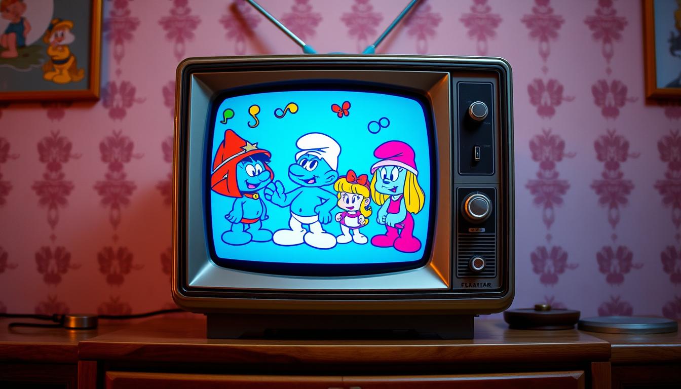 Starodawne bajki na ekranie telewizora z lat 80-tych