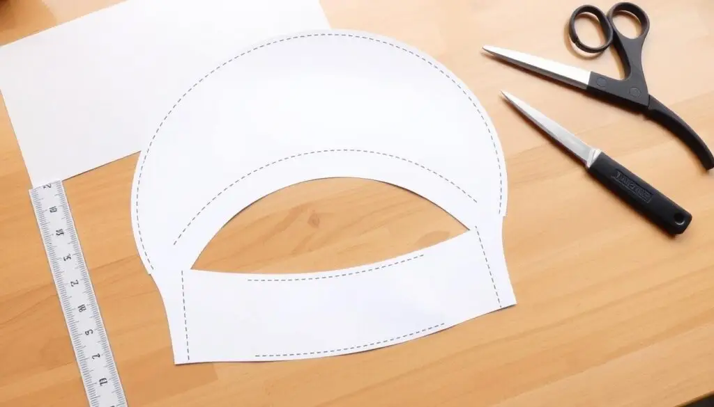 Szablon czapki kucharskiej do pobrania i wydruku