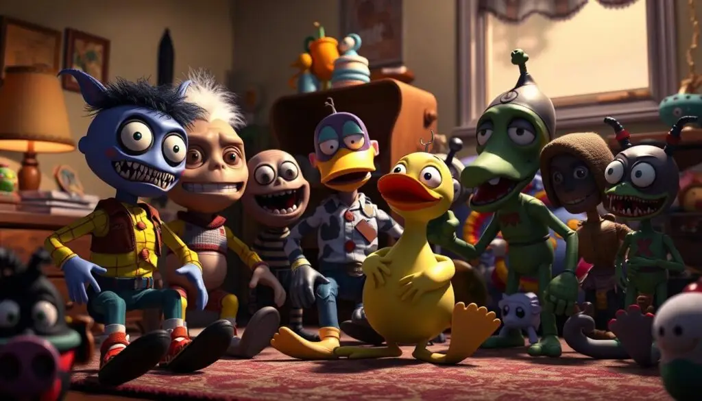 Zabawki-mutanty z Toy Story - dziwne kreacje Sida