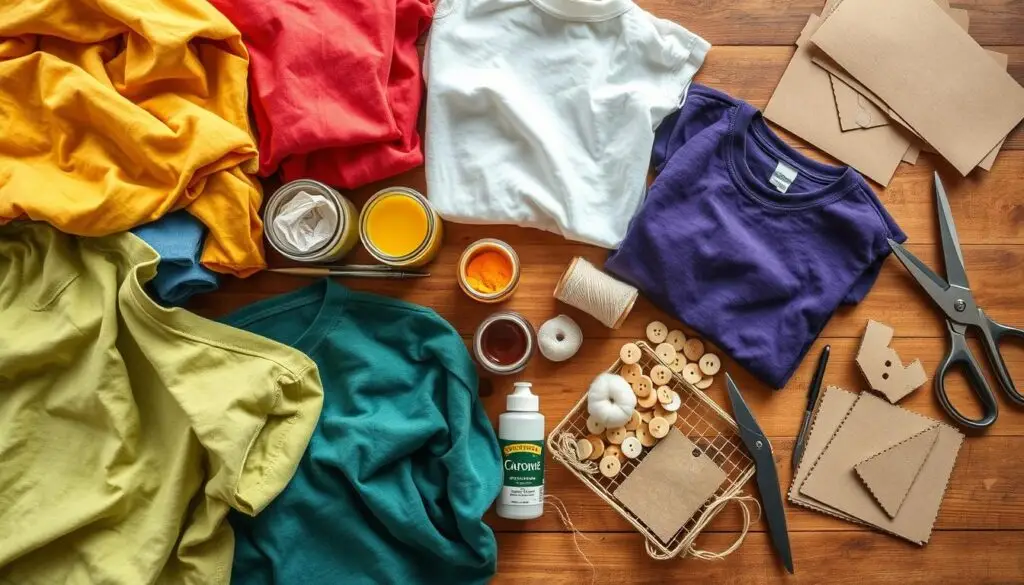 Ekologiczne materiały do tworzenia kostiumów - stare ubrania, tkaniny z recyklingu, naturalne barwniki