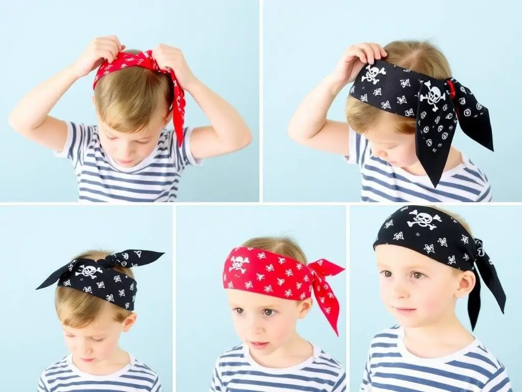 Jak zawiązać piracką chustę na głowie dziecka