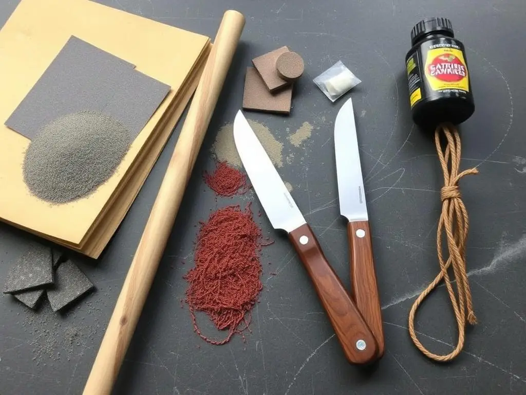 Materiały potrzebne do wykonania laski pasterskiej