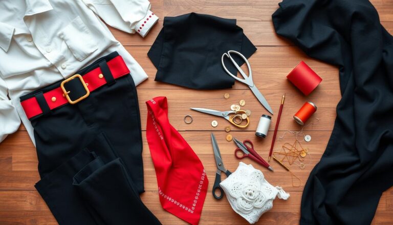 Materiały potrzebne do zrobienia stroju pirata dla dziecka