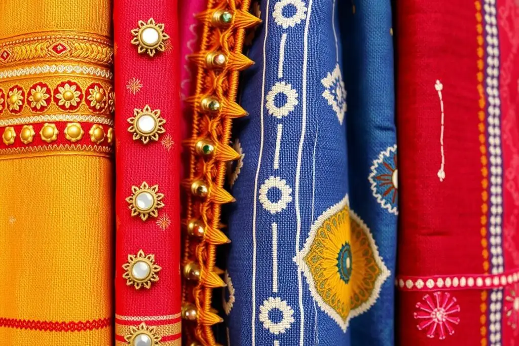 Tradycyjne techniki zdobienia tkanin używanych w strojach hinduskich