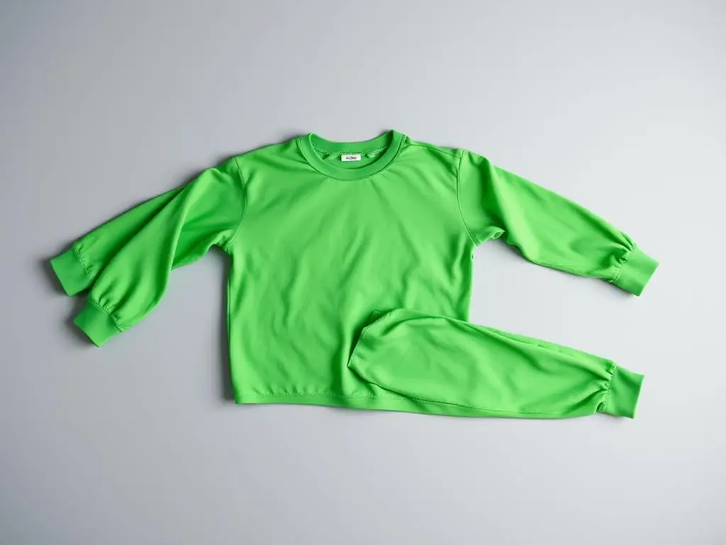 Zielona baza do stroju kosmity - dres lub piżama