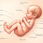 Płód w 12 tygodniu ciąży - wizualizacja rozwoju dziecka