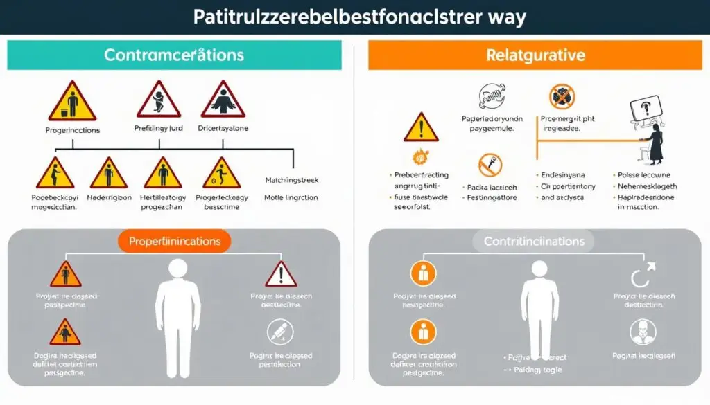 Infografika przedstawiająca przeciwwskazania do stosowania progesteronu w ciąży